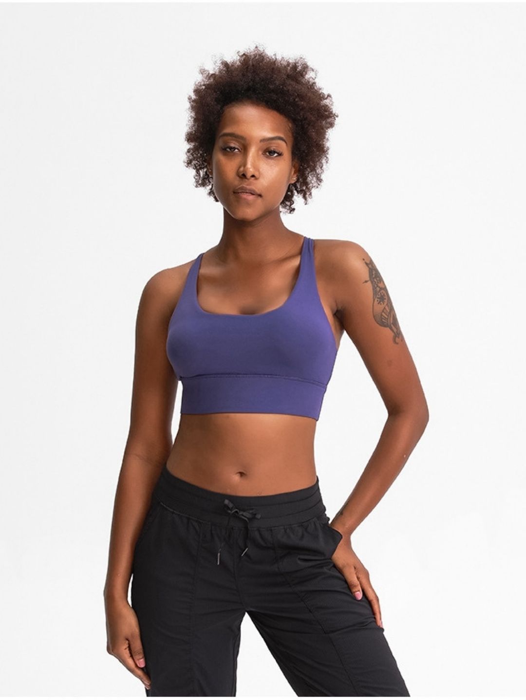 Rise Sports Bra - Purple